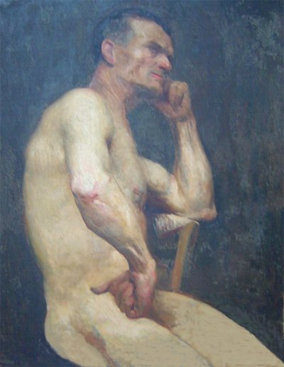 Torso of a Sitting Man by Eliseu Visconti
